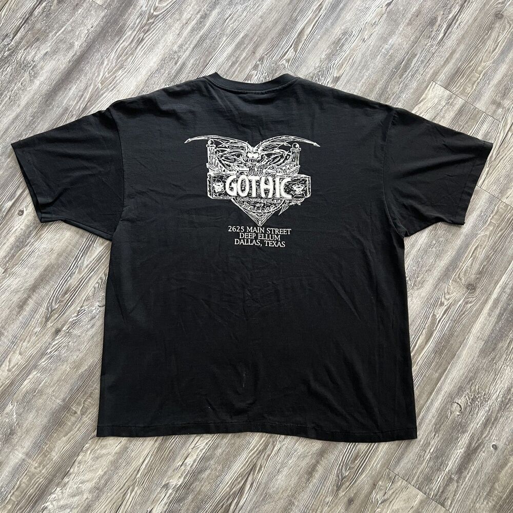 Vintage Gothic Motorcycles Dallas Tee XXL USA 90s